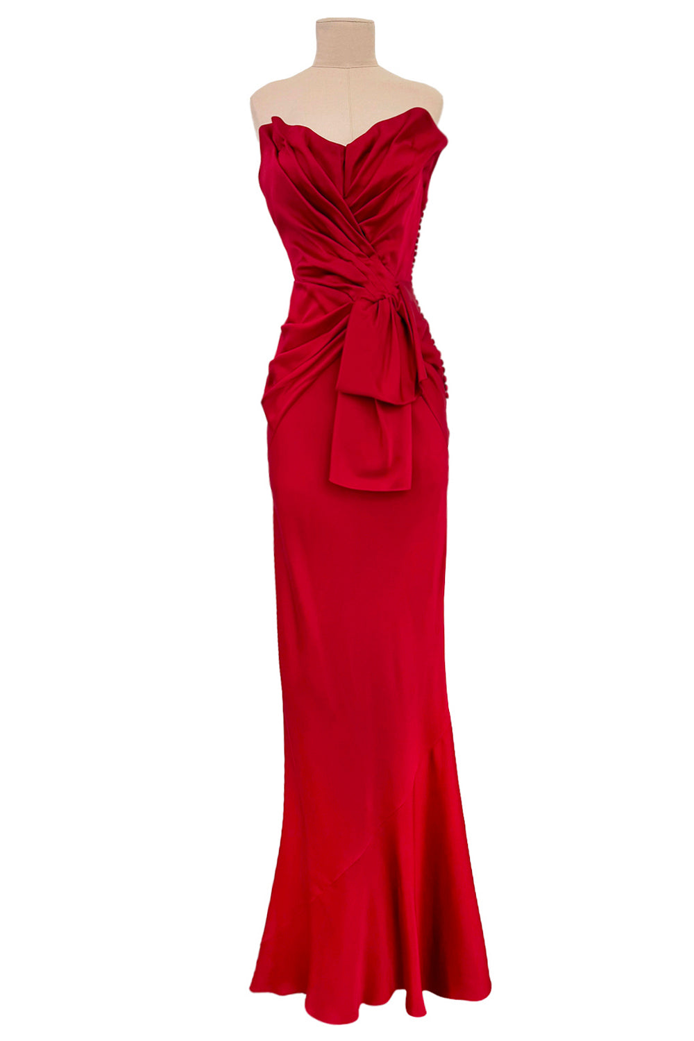 Spring 2008 Christian Dior by John Galliano Runway Look 53 Red Silk St Shrimpton Couture Spring 2008 Christian Dior by John Galliano Runway Look 53 Red Silk St Shrimpton Couture