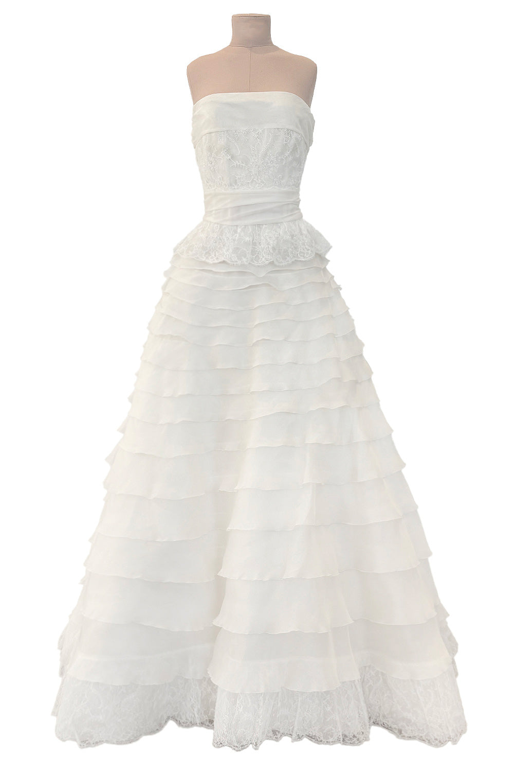 Dreamiest Spring 2008 Valentino Ivory Silk Organza Strapless Wedding D –  Shrimpton Couture