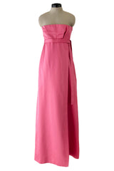 Pre-Fall 2023 Christian Dior by Maria Grazia Chiuri Runway Look 56 Pink Strapless Dress