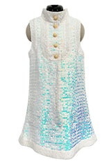 Spring 2012 Chanel by Karl Lagerfeld Runway Look 39 Sequin Mini Dress