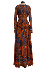 Spring 2016 Valentino by Pierpaolo Piccioli & Maria Grazia Chiuri Runway Look 50 Giraffe Printed Cotton Dress