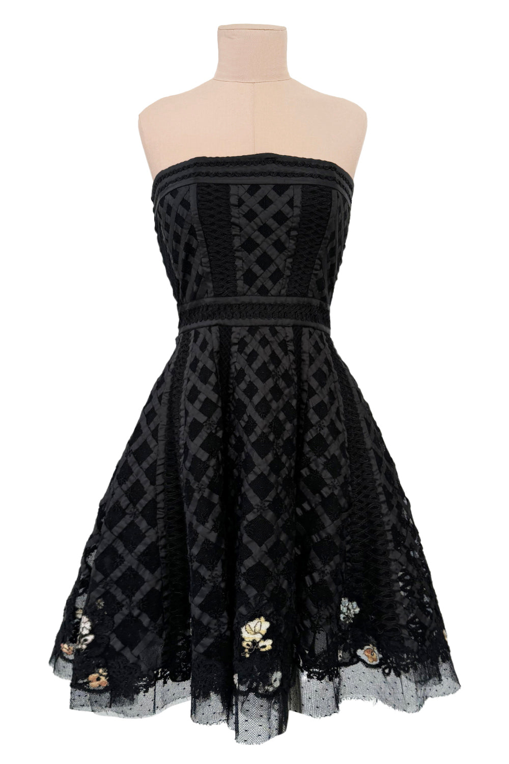 Prettiest 2010s Christian Dior by John Galliano Strapless Dress w Embr Shrimpton Couture Prettiest 2010s Christian Dior by John Galliano Strapless Dress w Embr Shrimpton Couture