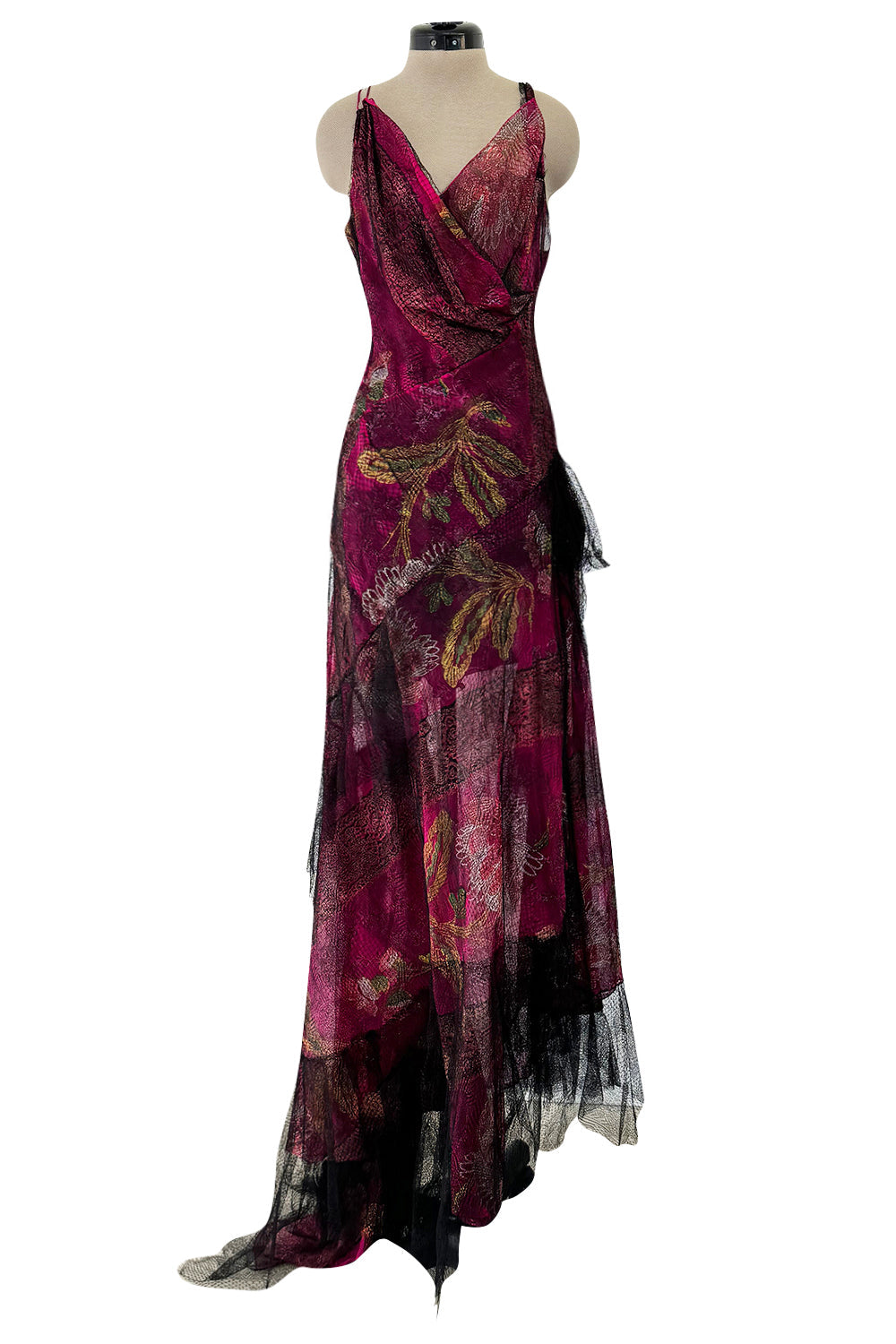 Spring 2001 Christian Lacroix Lace, Silk Chiffon & Net