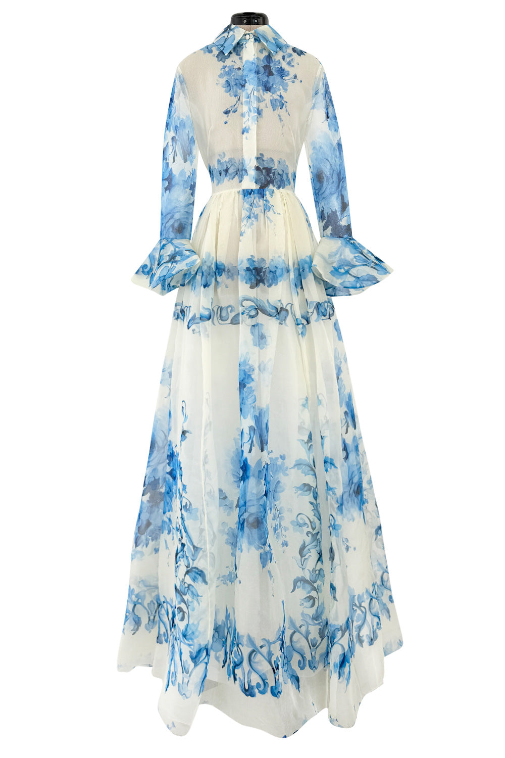 Pre-Fall 2020 Valentino by Pierpaolo Piccioli Runway Look 3 Blue & Whi –  Shrimpton Couture