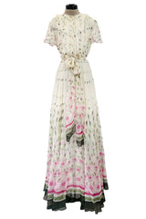 Dreamiest Resort 2020 Valentino by Pierpaolo Piccioli Runway Look 23 Silk Chiffon Print Dress