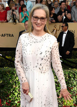 Spectacular Spring 2017 Valentino by Pierpaolo Piccioli Runway Look 52 Zandra Rhodes Print White Silk Chiffon Dress