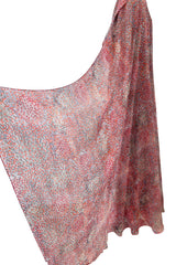 Rare c.1958 Madame Gres Haute Couture Silk Chiffon Dress & Hooded Cape Set