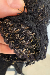 Extraordinary Rare Fall 2016 Dolce & Gabbana Alta Moda Couture Gold Tweed & Lace Covered Jacket & Skirt Suit Set