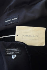 Wonderful Fall 2008 Giorgio Armani Runway Look 48 One Shoulder Velvet Dress w Wrap