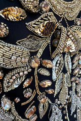 Extraordinary 2015 Roberto Cavalli Runway Feather & Net Dress w Bead & Sequin Detailing