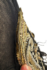 Extraordinary 2015 Roberto Cavalli Runway Feather & Net Dress w Bead & Sequin Detailing