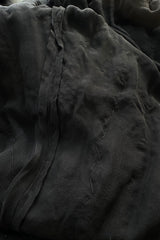 c 1995 Gianni Versace Atelier Haute Couture Black Hand-Beaded Dress w Top Stitched Bust