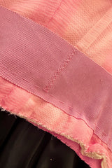 Gorgeous & Chic Fall 1984 Givenchy by Hubery de Givenchy Haute Couture Strapless Pink Silk & Black Velvet Dress