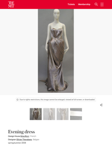 Iconic Spring 2008 Nina Ricci by Olivier Theyskens Runway Look 36 Gold Metal Thread Dress