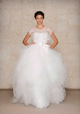 Pretty Fall 2011 Oscar de la Renta Runway White Tulle, Sequin & Rhinestone Dress