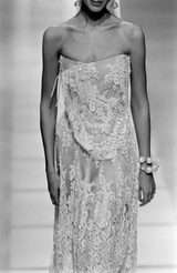 Outstanding Spring 1993 Giorgio Armani Runway Hand Beaded Sequin & Pearl Skirt & Corset Dress Set