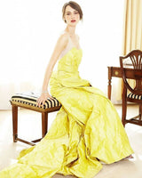 Rare Fall 2007 Nina Ricci by Olivier Theyskens Runway Look 38 Gold Metal Thread Dress