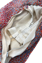 Rare c.1958 Madame Gres Haute Couture Silk Chiffon Dress & Hooded Cape Set