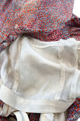 Rare c.1958 Madame Gres Haute Couture Silk Chiffon Dress & Hooded Cape Set