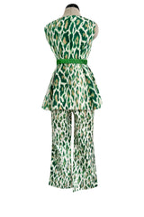Amazing Resort 2008 Christian Dior by John Galliano Runway Look 12 Top & Capri Set