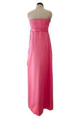 Pre-Fall 2023 Christian Dior by Maria Grazia Chiuri Runway Look 56 Pink Strapless Dress