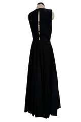 Fall 2015 Valentino by Pierpaolo & Piccioli & Maria Grazia Chiuri Open Side Pleated Skirt Dress