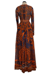 Spring 2016 Valentino by Pierpaolo Piccioli & Maria Grazia Chiuri Runway Look 50 Giraffe Printed Cotton Dress