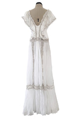 Resort 2017 Valentino by Pierpaolo Piccioli & Maria Grazia Chiuri Runway Look 67 Beaded Cotton Dress