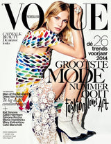 Hugely Documented Spring 2014 Chanel by Karl Lagerfeld Rainbow Print & Lace Runway Dress