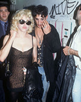 Documented F/W 1990 Azzedine Alaia Black Stretch Lace Dress