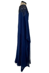 Cruise 2009 Christian Dior by John Galliano Beaded Silk Chiffon Caftan Dress