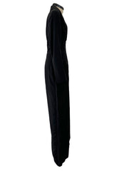 Rare Spring 2000 Givenchy by Alexander McQueen Runway Look 12 Jumpsuit w Drawstring Cuffs