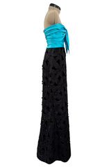 Fall 1984 Givenchy by Hubert de Givenchy Haute Couture Runway Sample Strapless Dress