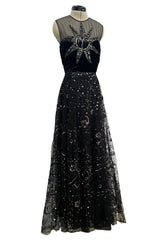 Pre-Fall 2018 Christian Dior by Maria Grazia Chiuri Look 60 Sequin & Bead Sun & Stars Dress