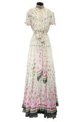 Dreamiest Resort 2020 Valentino by Pierpaolo Piccioli Runway Look 23 Silk Chiffon Print Dress