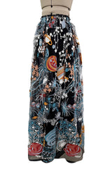 Pre-Fall 2015 Valentino by Maria Grazia Chiuri & Pierpaolo Piccioli Embroidered & Net Cosmos Skirt