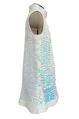 Spring 2012 Chanel by Karl Lagerfeld Runway Look 39 Sequin Mini Dress