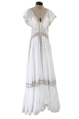 Resort 2017 Valentino by Pierpaolo Piccioli & Maria Grazia Chiuri Runway Look 67 Beaded Cotton Dress