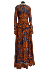 Spring 2016 Valentino by Pierpaolo Piccioli & Maria Grazia Chiuri Runway Look 50 Giraffe Printed Cotton Dress