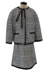 Gorgeous Fall 2008 Christian Dior by John Galliano Runway Look 22 Houndstooth Suit