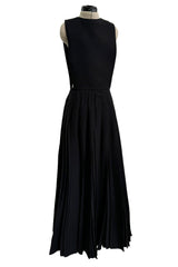Fall 2015 Valentino by Pierpaolo & Piccioli & Maria Grazia Chiuri Open Side Pleated Skirt Dress