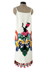 Exceptional Spring 2011 Prada Runway & Ad Campaign Embroidered White Dress