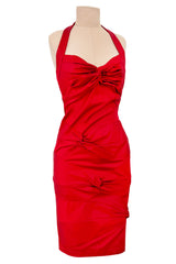 Ad Campaign Fall 2003 Christian Dior by John Galliano Runway Silk Halter Dress