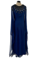 Cruise 2009 Christian Dior by John Galliano Beaded Silk Chiffon Caftan Dress