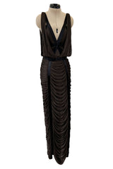Spring 2003 Yves Saint Laurent by Tom Ford Runway Dress w Soft Gathered Detailing