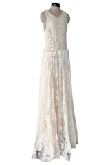 Gorgeous Resort 2012 Lanvin by Aber Elbaz Ivory Lace, Silk & Silk Netting Wedding Dress