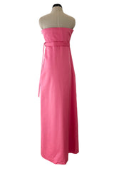 Pre-Fall 2023 Christian Dior by Maria Grazia Chiuri Runway Look 56 Pink Strapless Dress