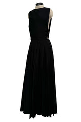 Fall 2015 Valentino by Pierpaolo & Piccioli & Maria Grazia Chiuri Open Side Pleated Skirt Dress
