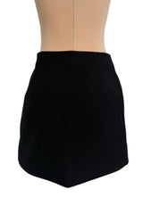 Sexiest Fall 2014 Anthony Vaccarello Skirt Runway Look 31 Black Wrap Skirt w High Front Slit