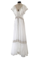 Resort 2017 Valentino by Pierpaolo Piccioli & Maria Grazia Chiuri Runway Look 67 Beaded Cotton Dress